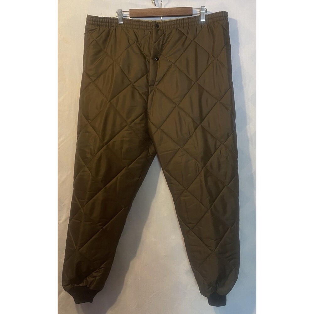 Vintage SEARS SPORTS CENTER 60S 70S Quilted Thermal Insulated Hunting Pants L